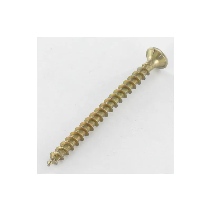 1 x Vis Spax Tête fraisée Pozi N°2 4X16 Diamètre de tête: 7 Filetage total YELLOX