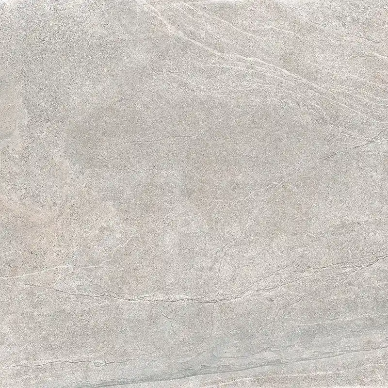 Carrelage en porcelaine mat gris roche