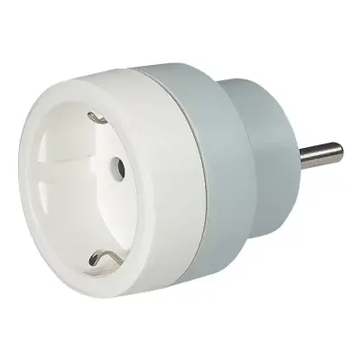 Adaptateur 2P+T 16A fiche Allemagne vers prise française | LEGRAND