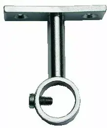 Piton sur platine avec vis darrêt (Saillie 50 mm) – Ferrasse