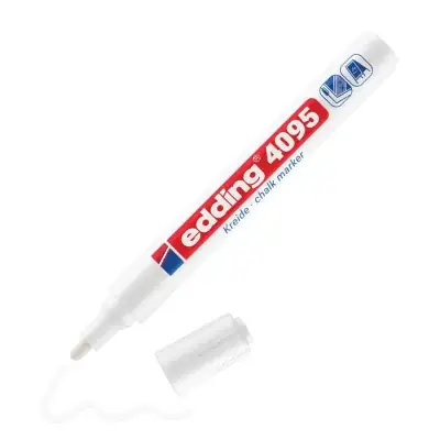 Marqueur craie 4090/4095 – fenêtres et ardoises Edding