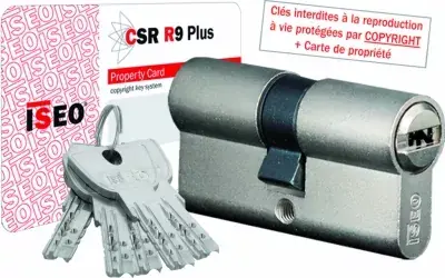 Cylindre 5 clés débrayable : R9+ – ISEO