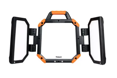 Projecteur LED 3 volets 140W portable – Angle 270° – IP54 | THEARD