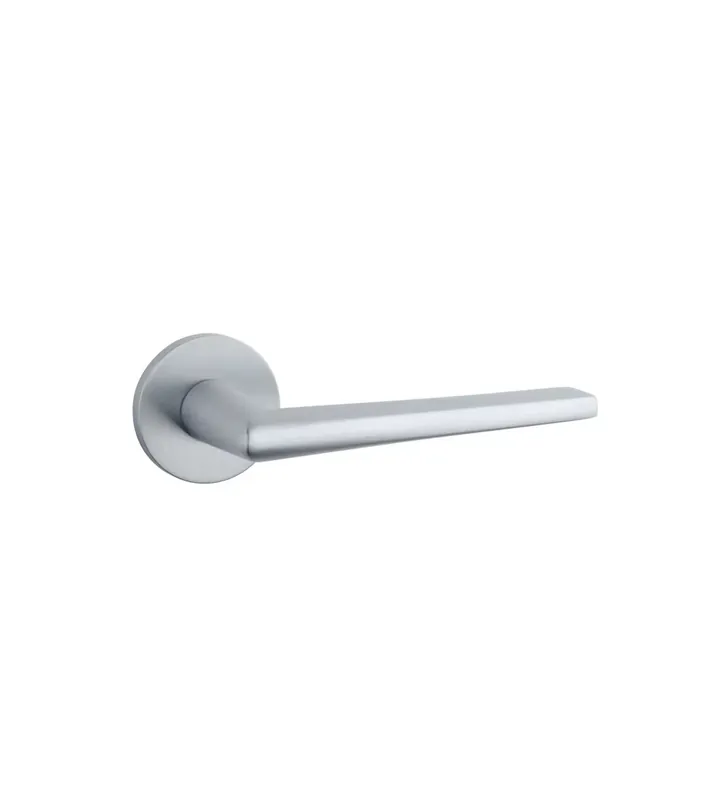 Poignées de porte chrome satiné SALTA