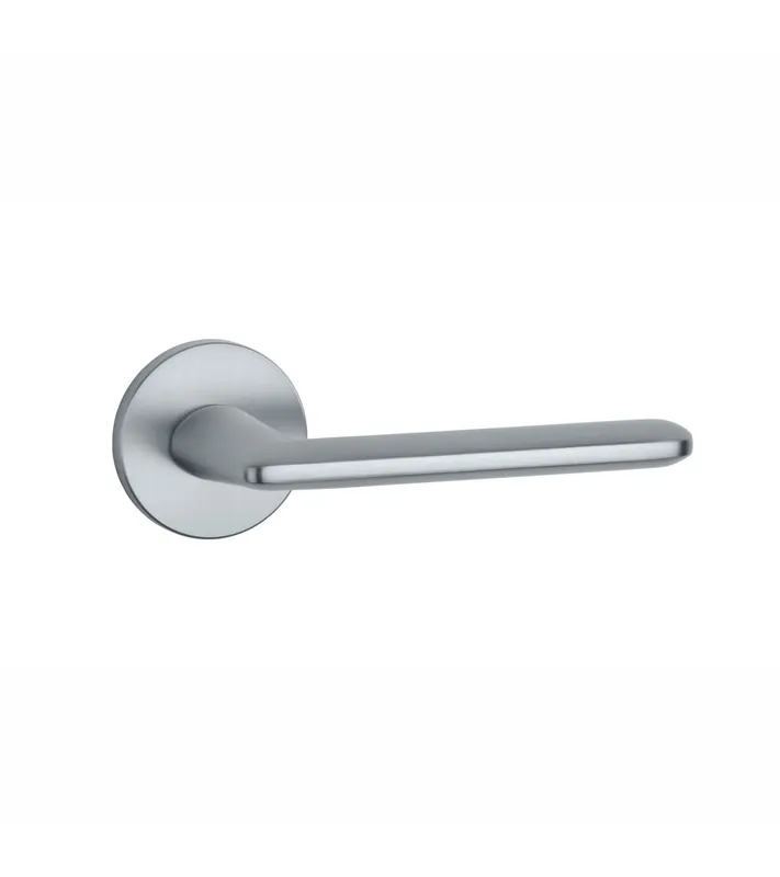 Poignées de porte chrome satiné AVA