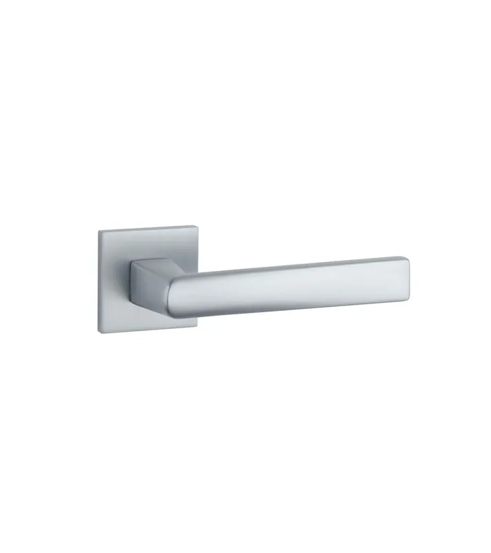 Poignées de porte chrome satiné ADANA