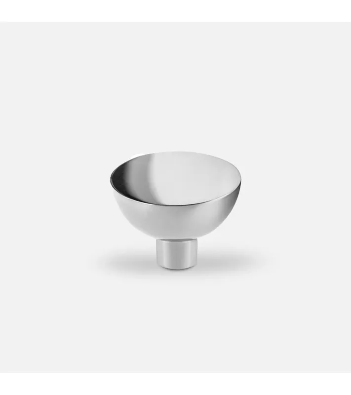 Bouton de meuble chrome poli LUNA M