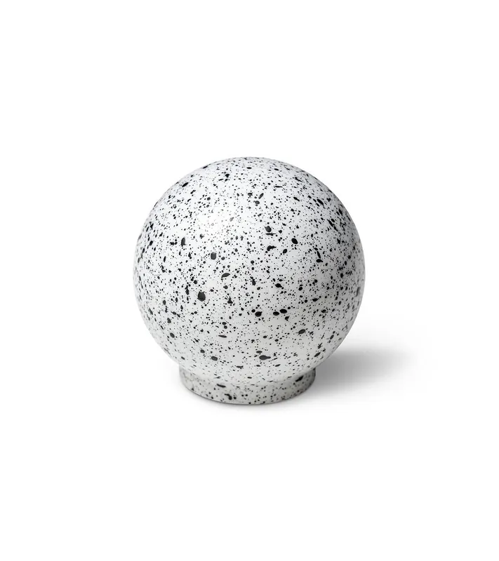 Bouton de meuble en bois de hêtre Blanc et noir Mélange