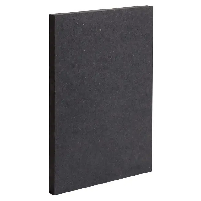 Panneau FIBRACOLOUR Noir 19 mm MDF teinté dans la masse 285×210 cm